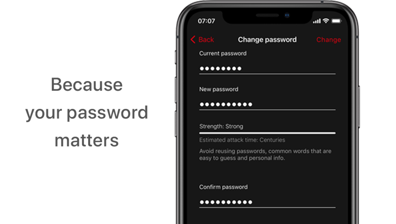 Silentel 7.5: Your password matters